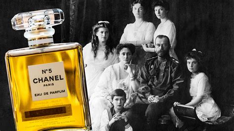 How is Chanel No. 5 perfume tied to the Romanov 